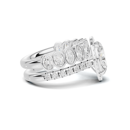 Bezel Set Stackable Ring
