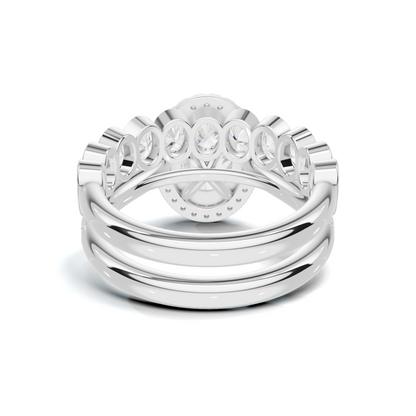 Bezel Set Stackable Ring