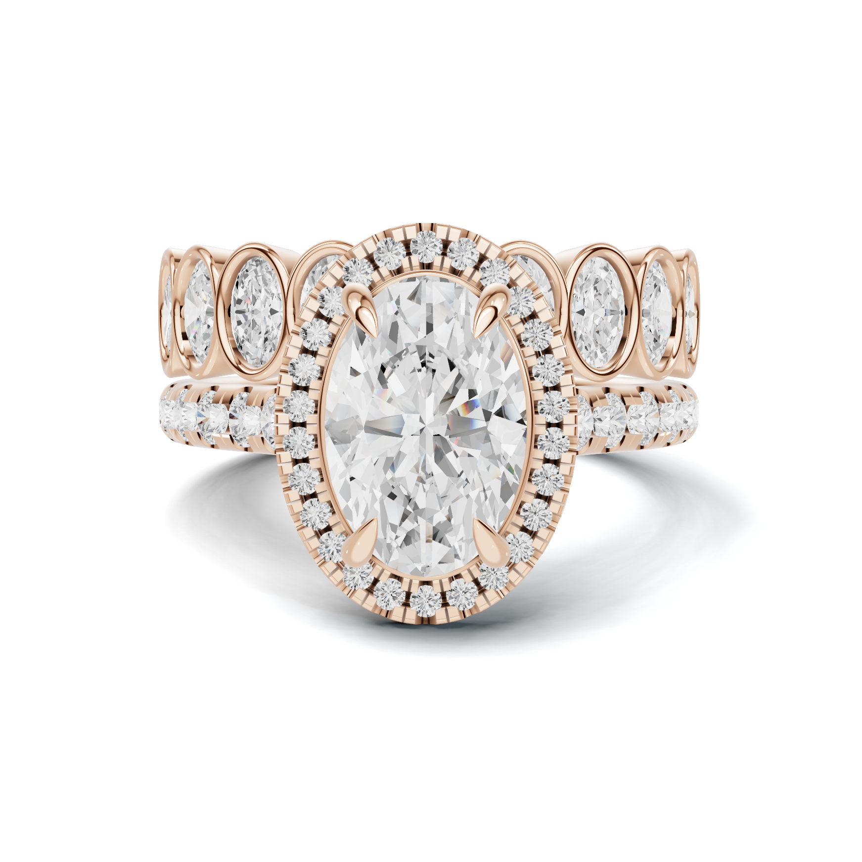 Bezel Set Stackable Ring