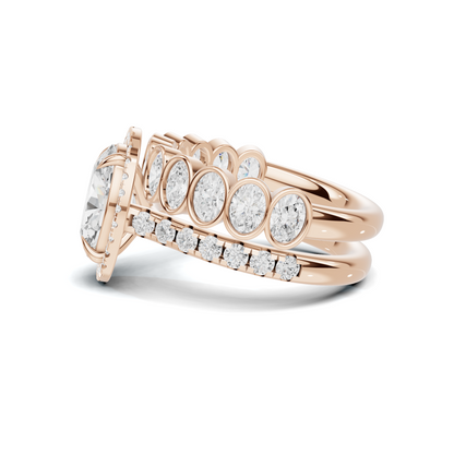 Bezel Set Stackable Ring