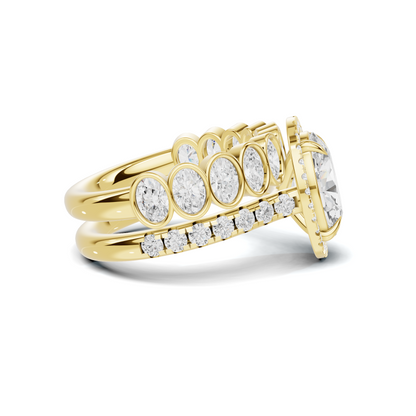 Bezel Set Stackable Ring