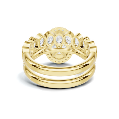 Bezel Set Stackable Ring