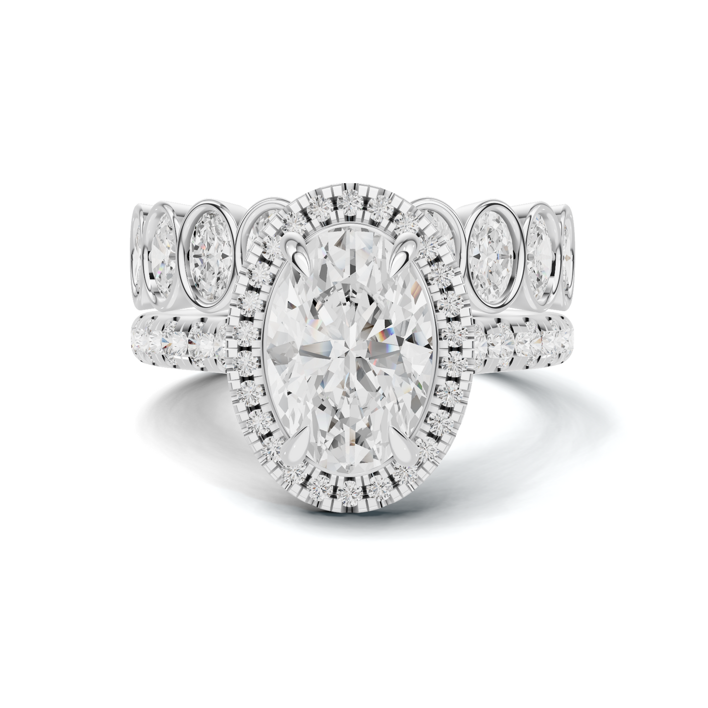 Bezel Set Stackable Ring
