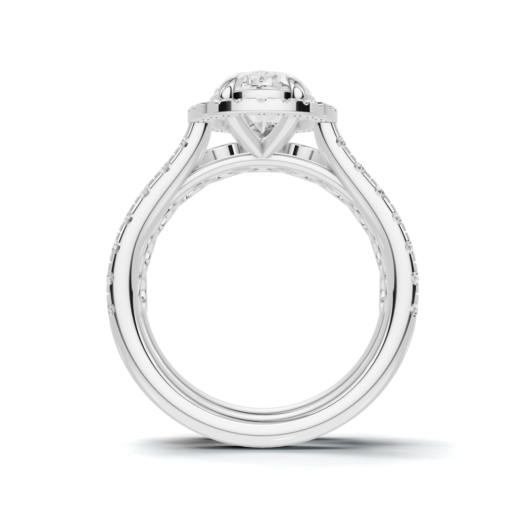 Bezel Set Stackable Ring