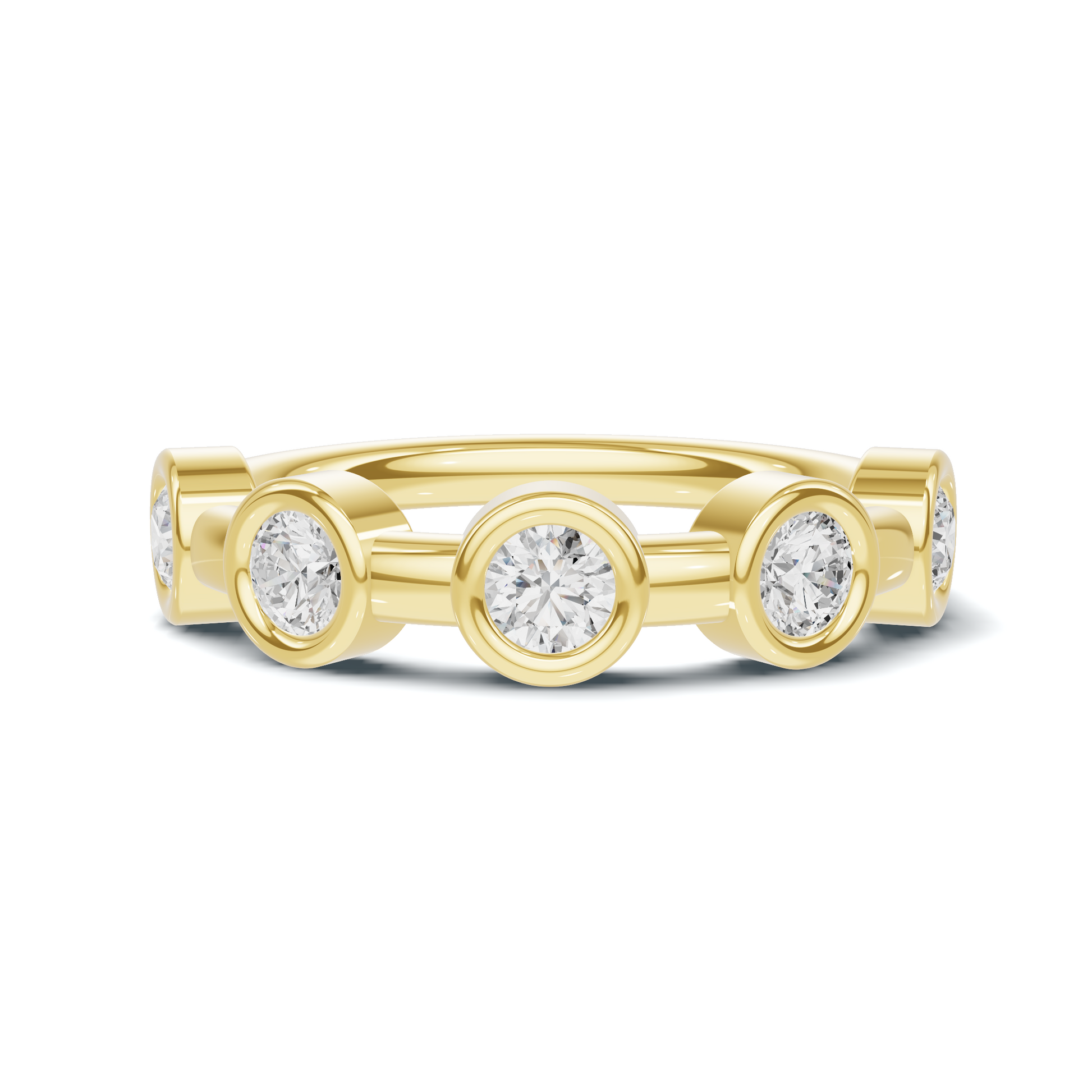 Bezel Set Station Ring