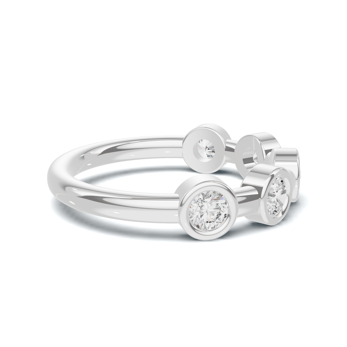 Bezel Set Station Ring
