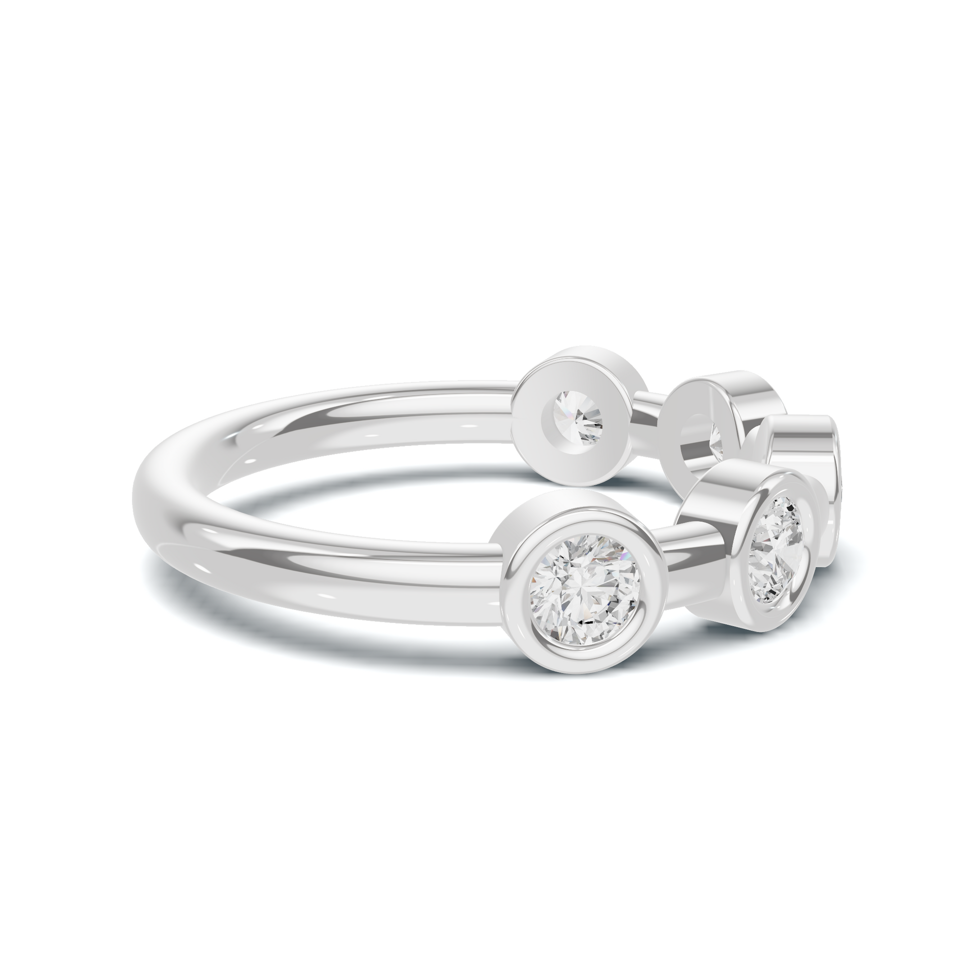 Bezel Set Station Ring