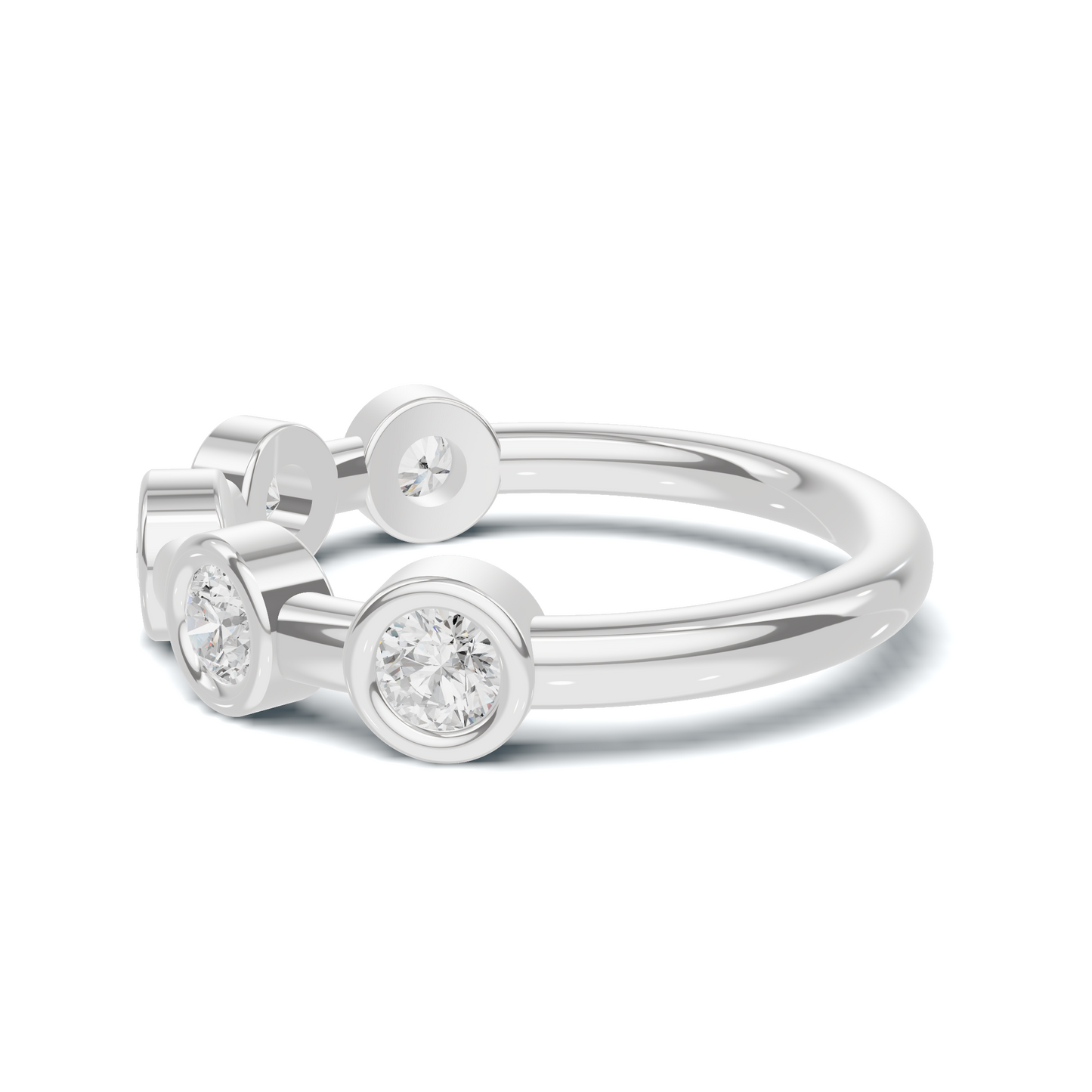 Bezel Set Station Ring
