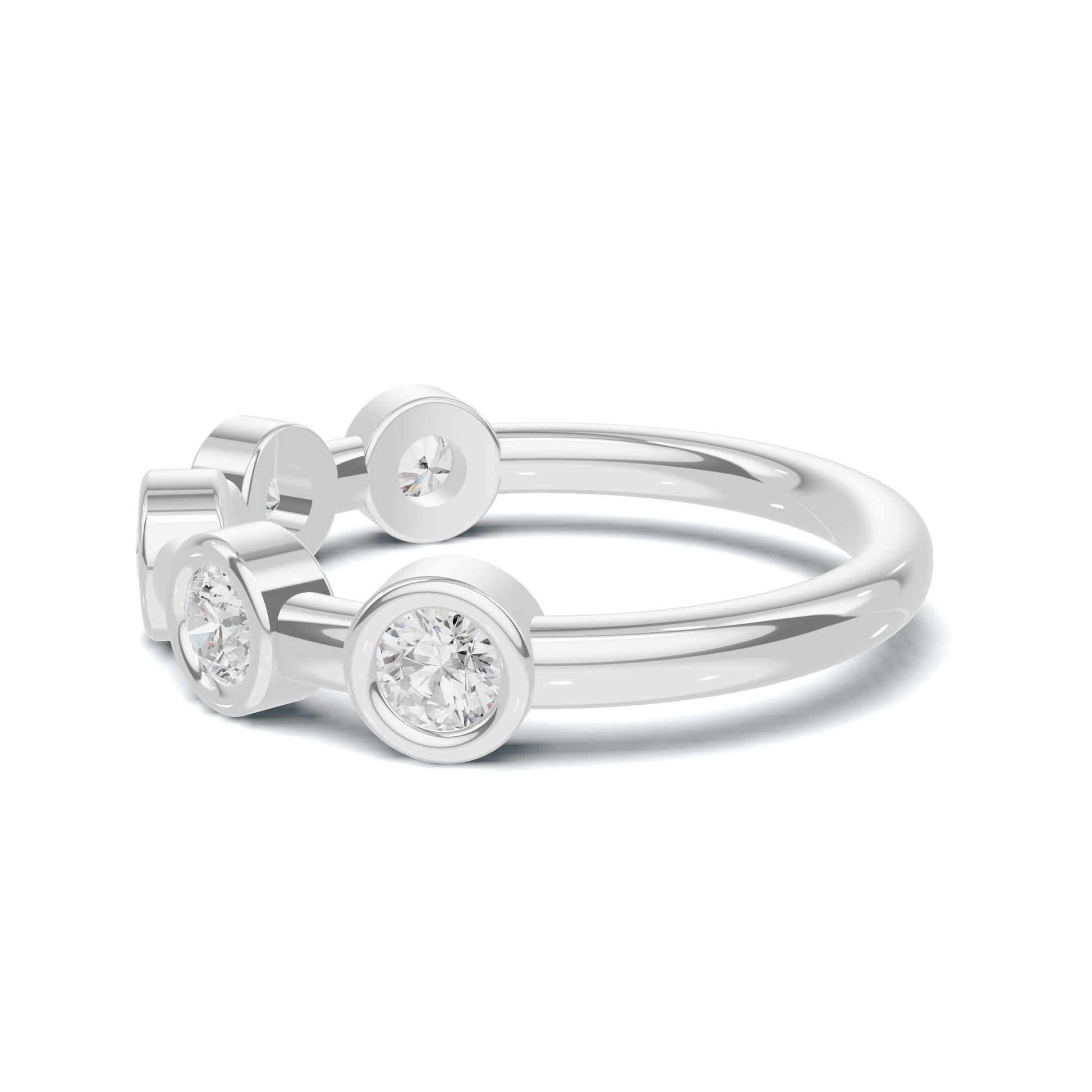 Bezel Set Station Ring