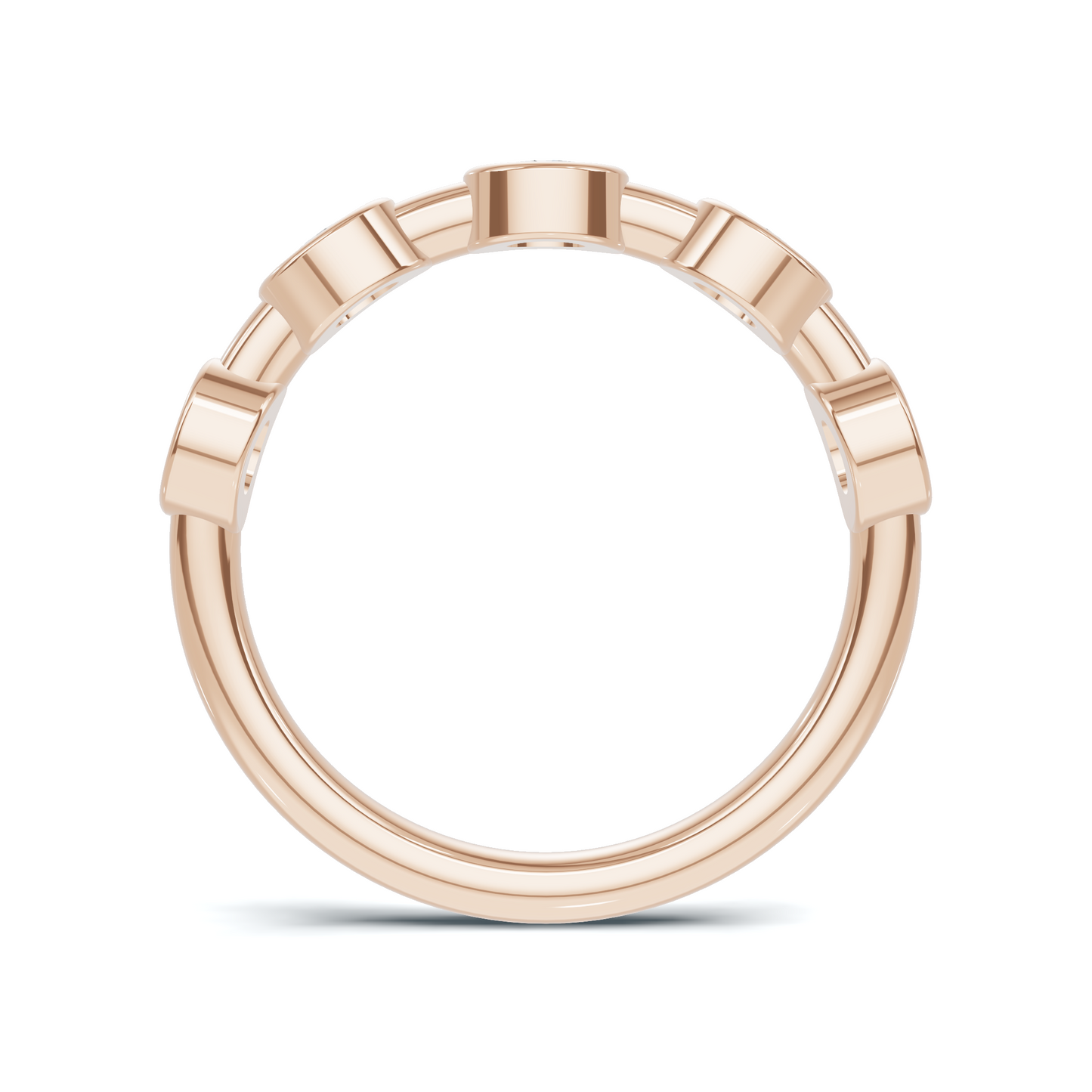 Bezel Set Station Ring