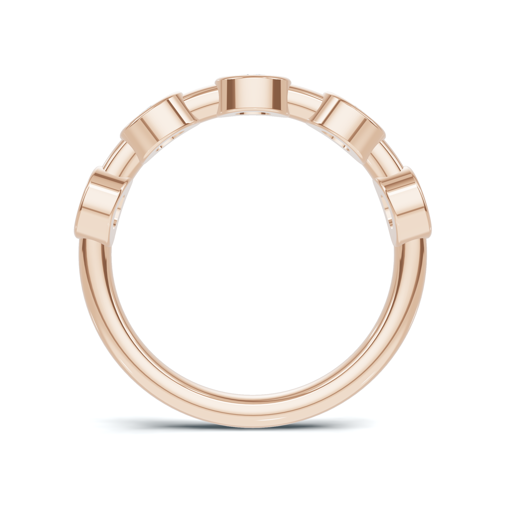 Bezel Set Station Ring