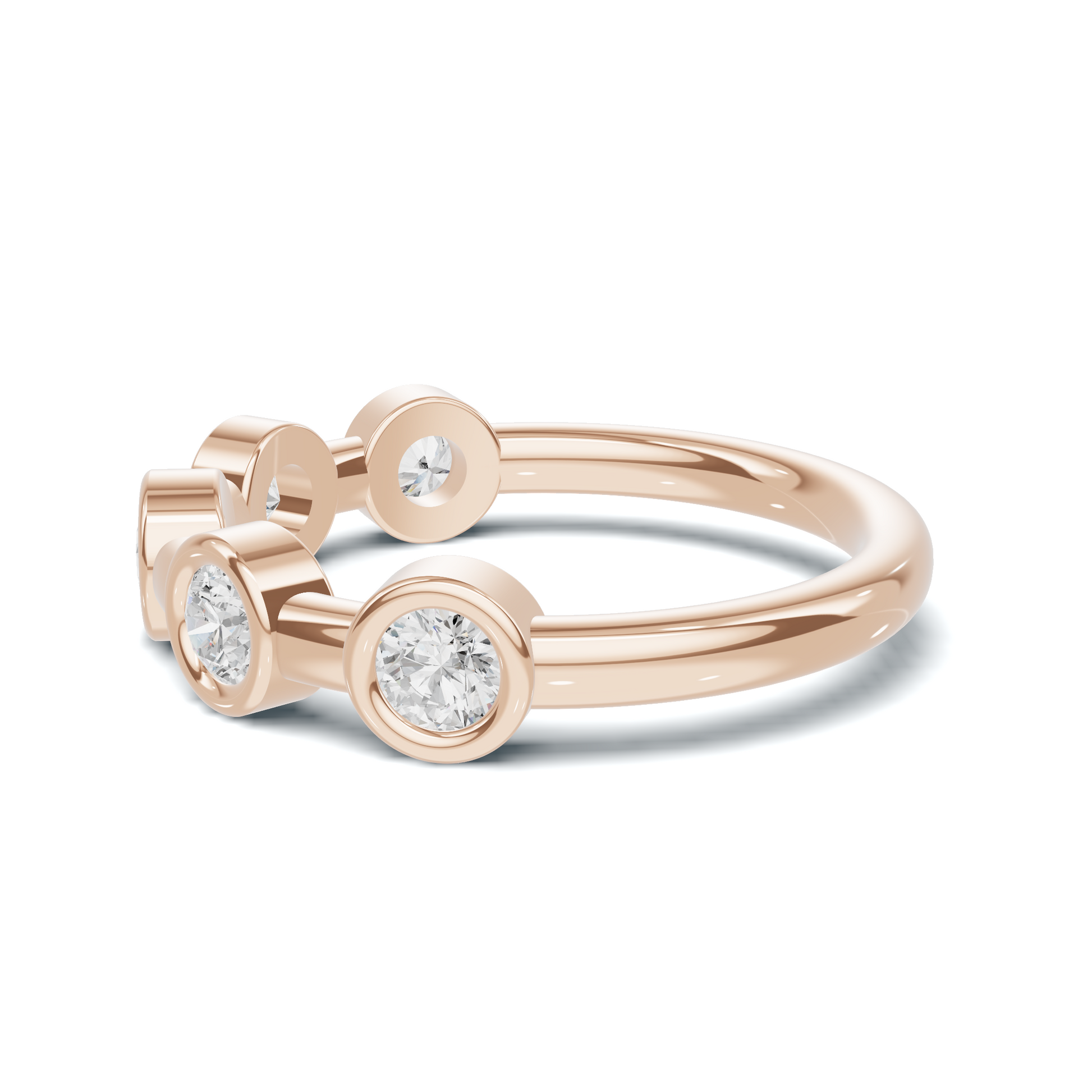 Bezel Set Station Ring