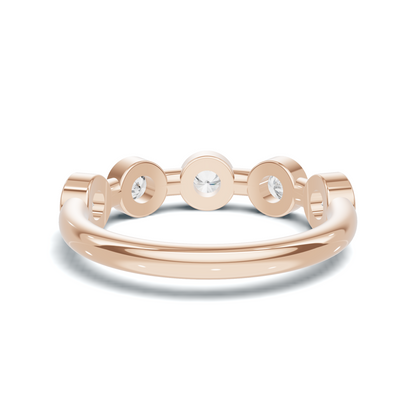 Bezel Set Station Ring