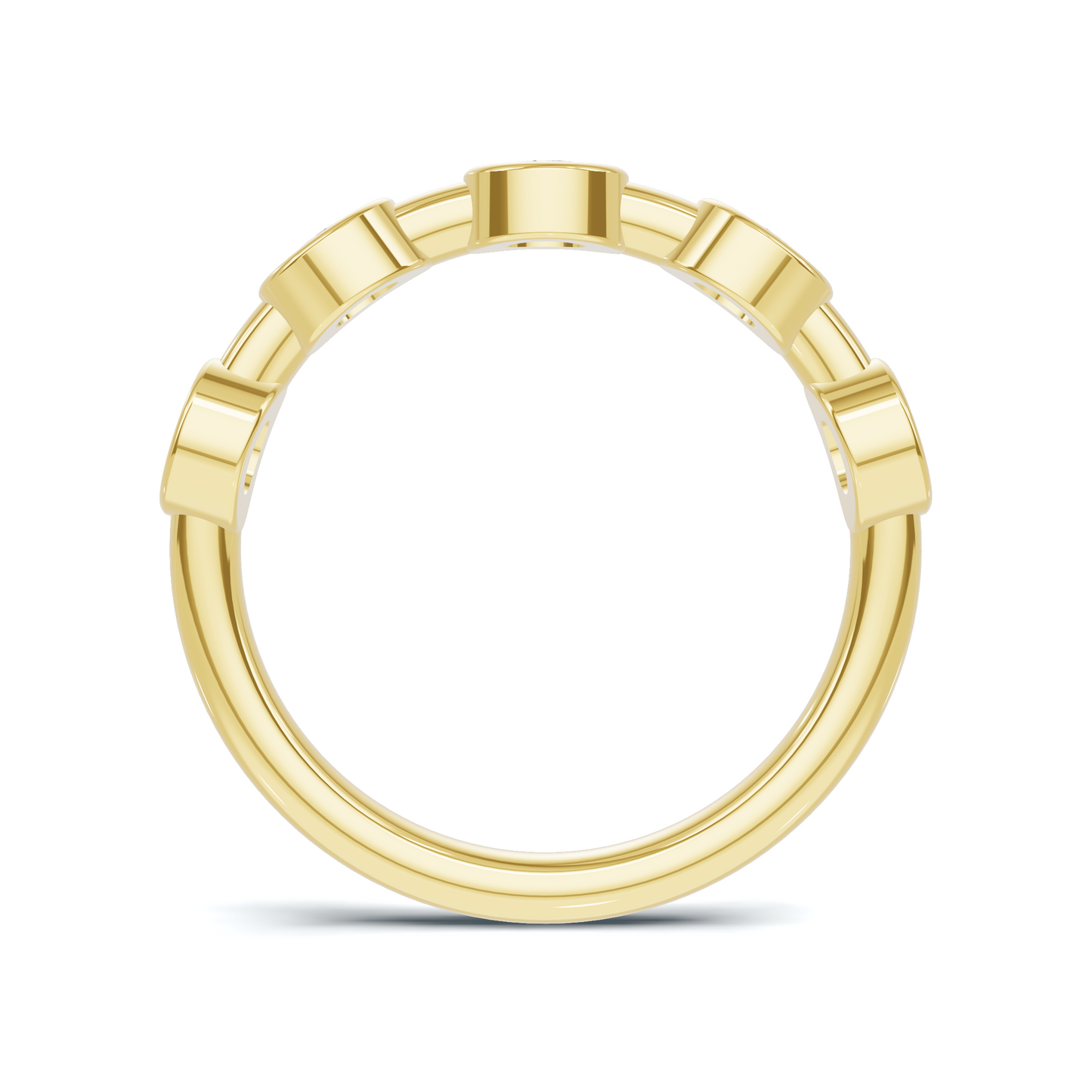 Bezel Set Station Ring