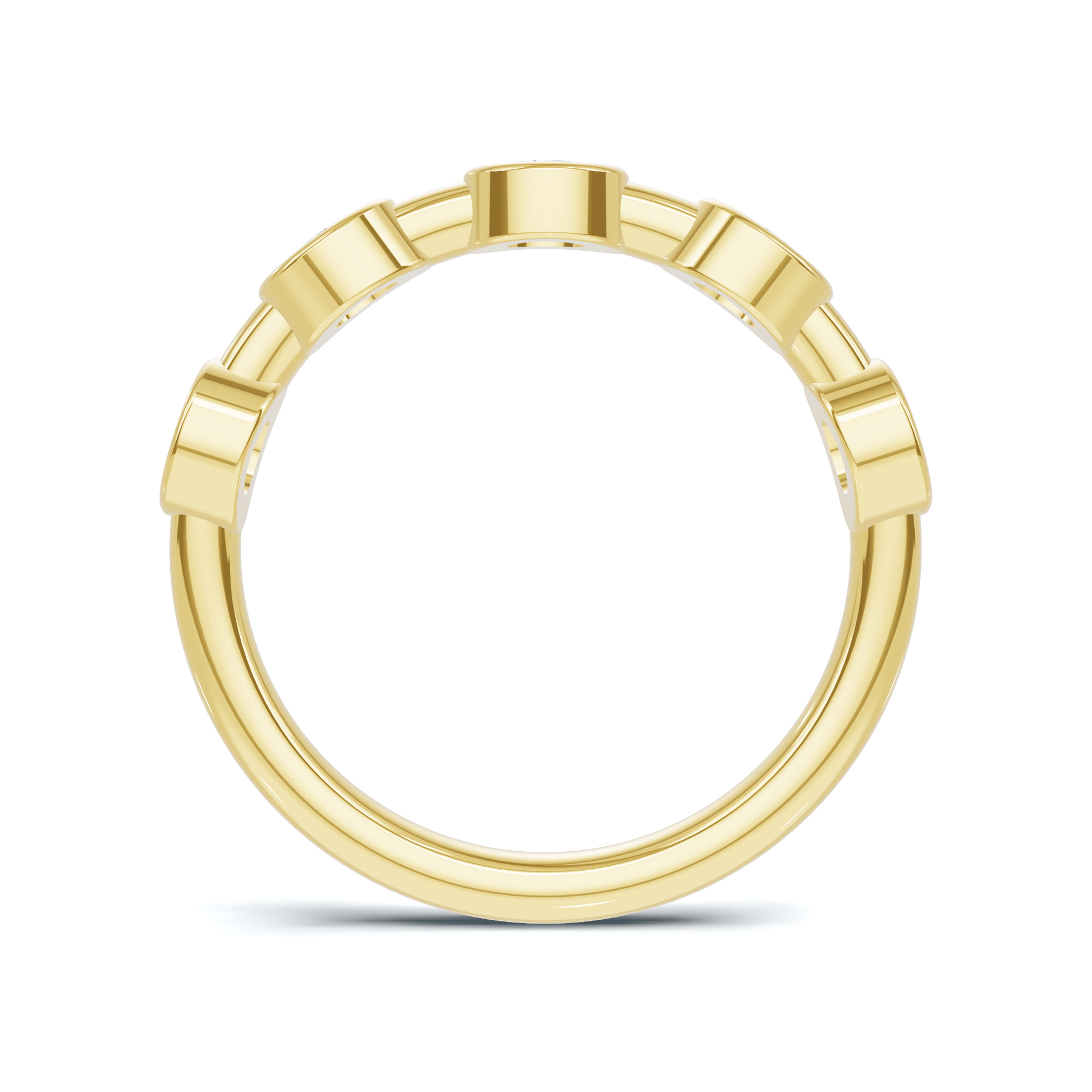 Bezel Set Station Ring