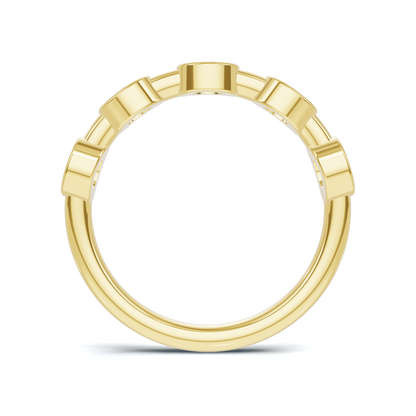 Bezel Set Station Ring