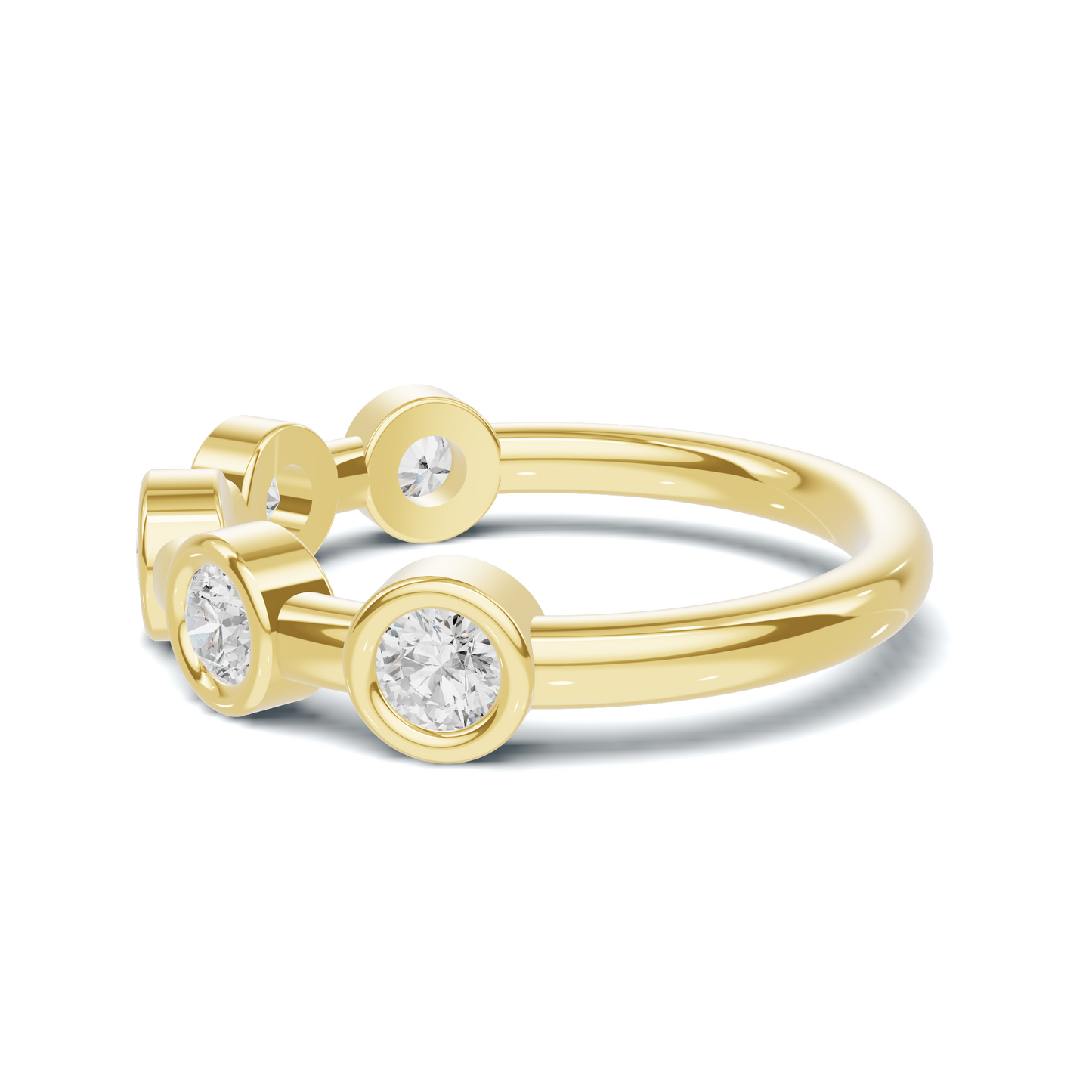Bezel Set Station Ring