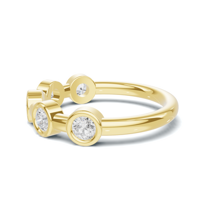 Bezel Set Station Ring