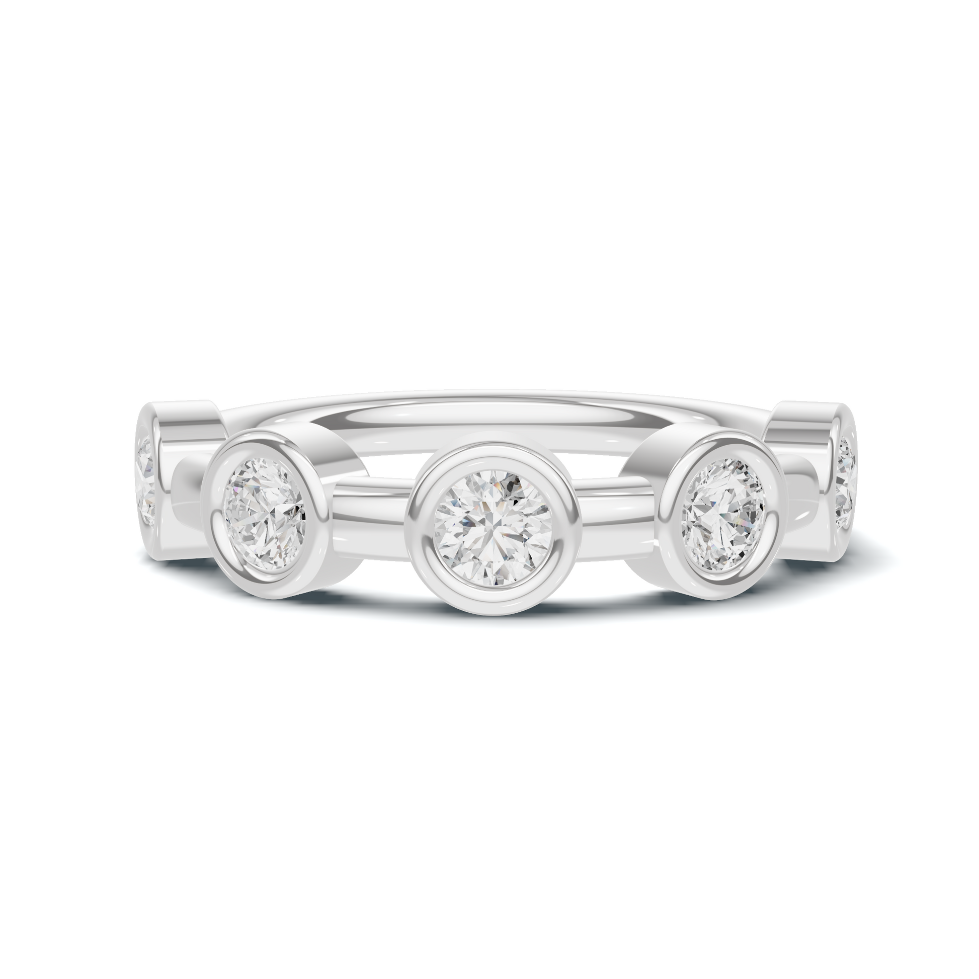 Bezel Set Station Ring