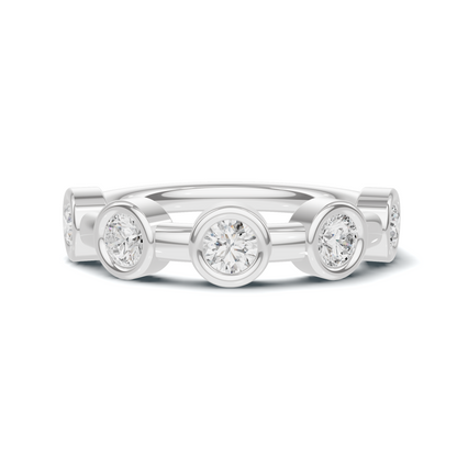 Bezel Set Station Ring