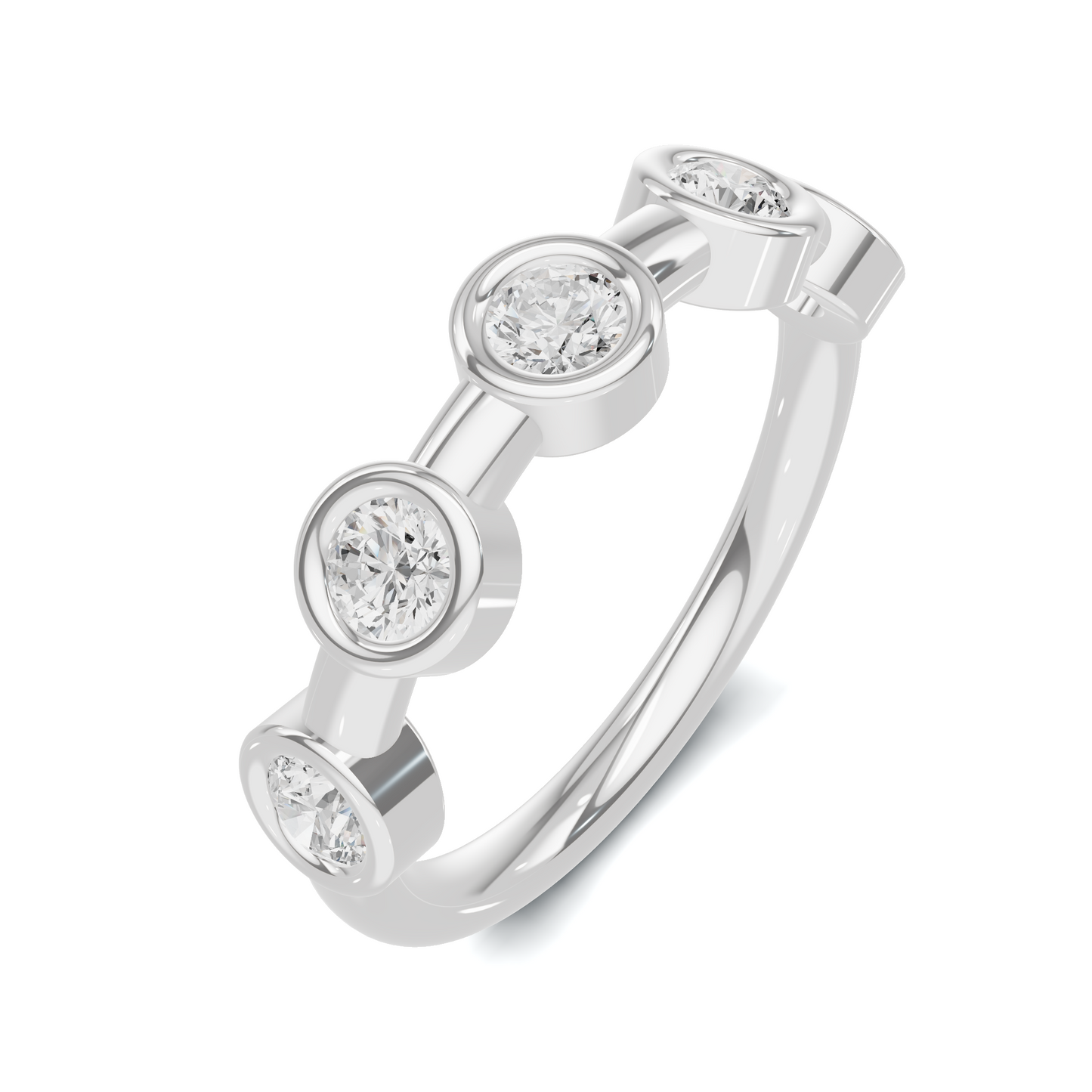 Bezel Set Station Ring