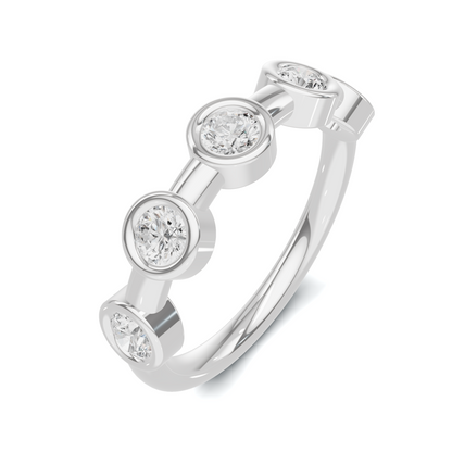 Bezel Set Station Ring
