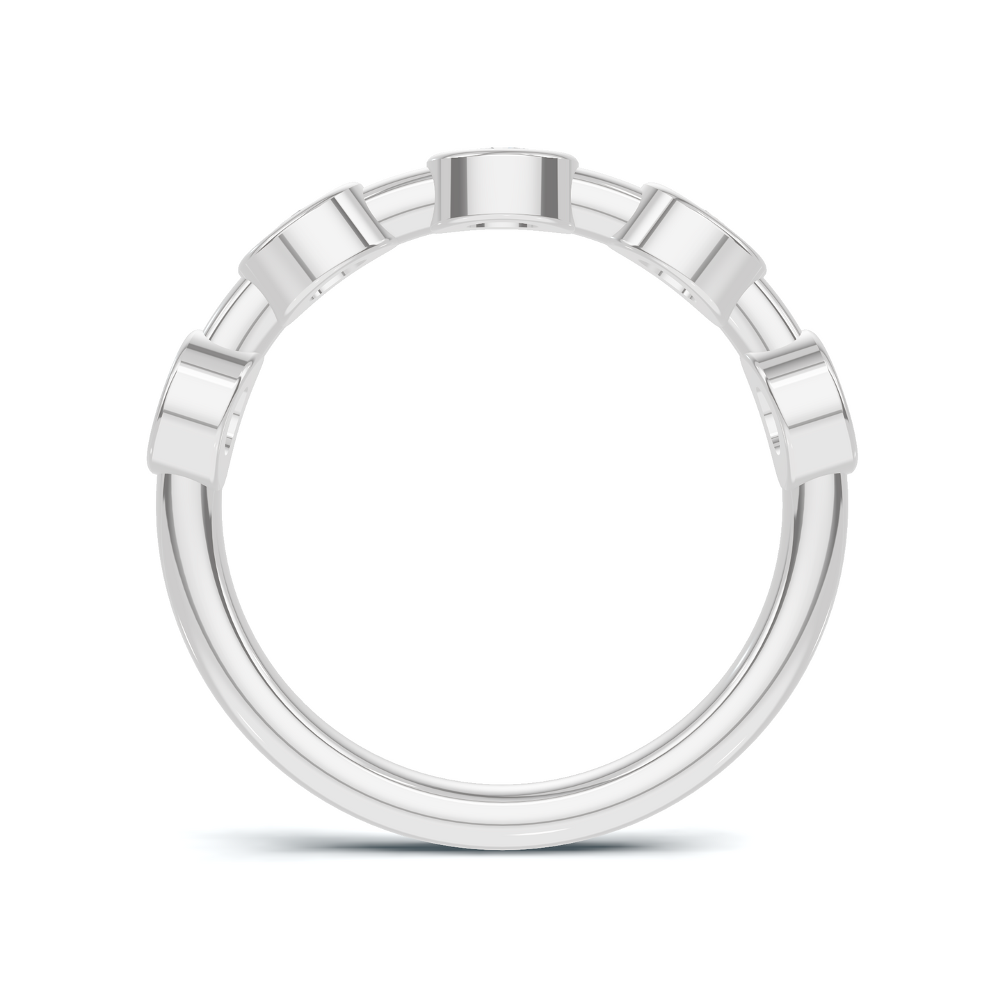 Bezel Set Station Ring