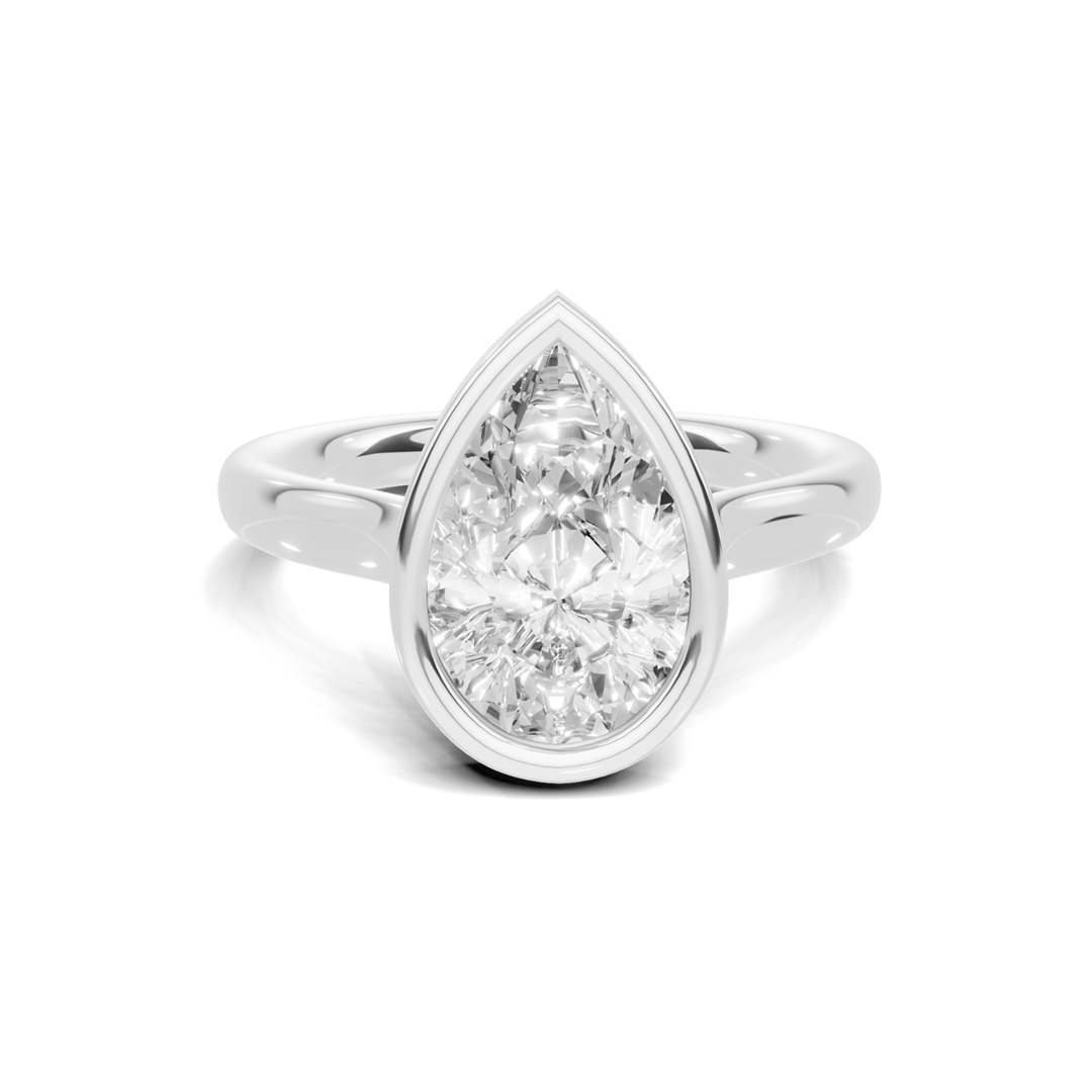 Bezel Solitaire Ring