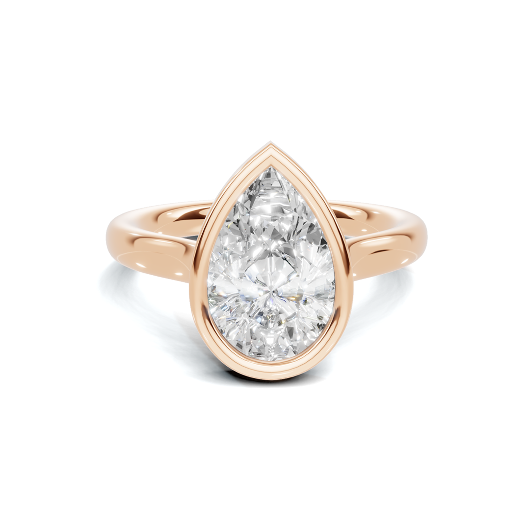 Bezel Solitaire Ring