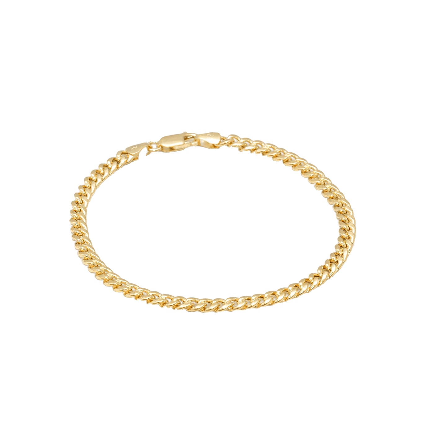 10K Yellow Gold Cuban Link 4.6mm Bracelet