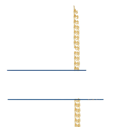 10K Yellow Gold Cuban Link 4.6mm Bracelet
