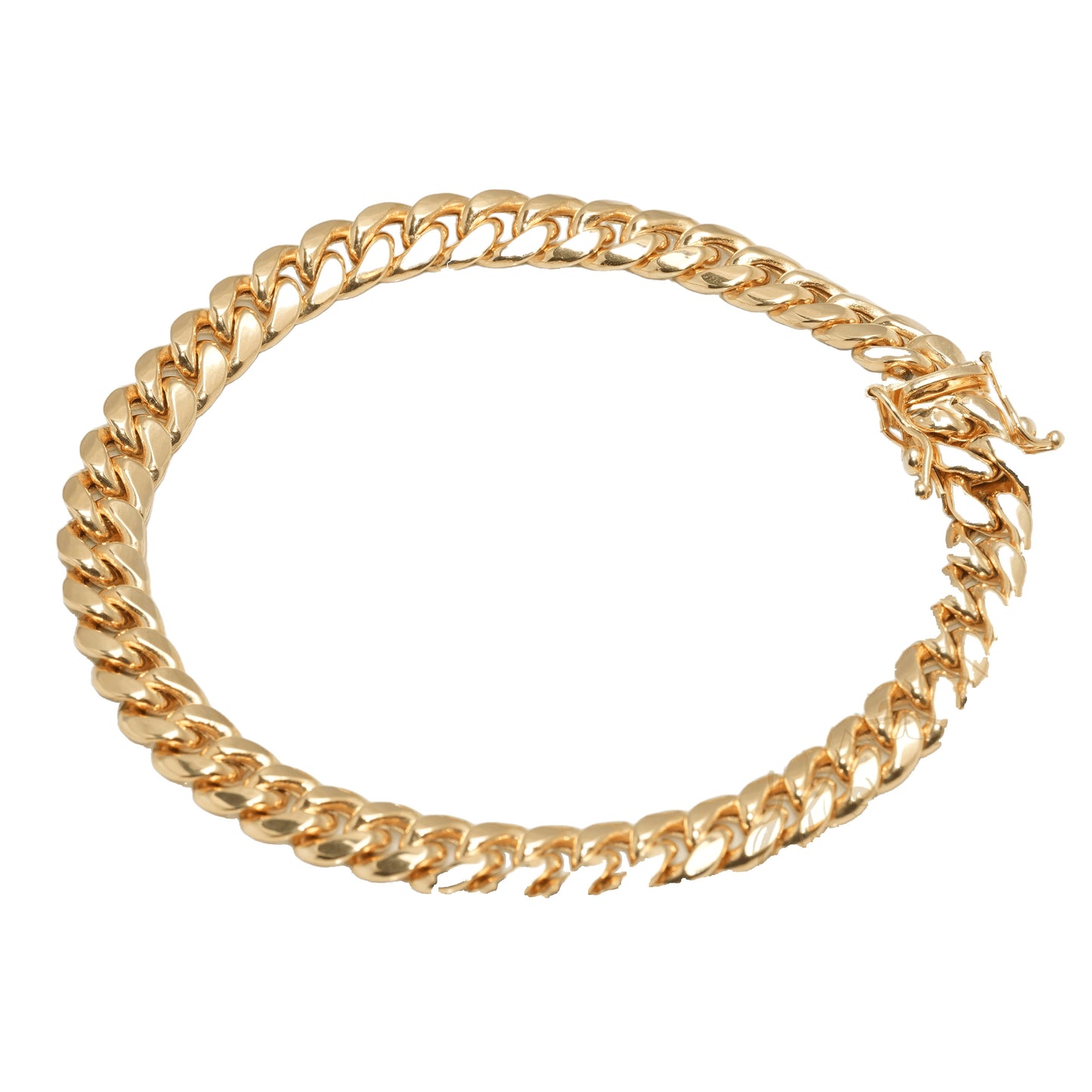 10K Yellow Gold Cuban Link 8.7mm Bracelet