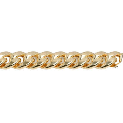 10K Yellow Gold Cuban Link 9.4mm Bracelet
