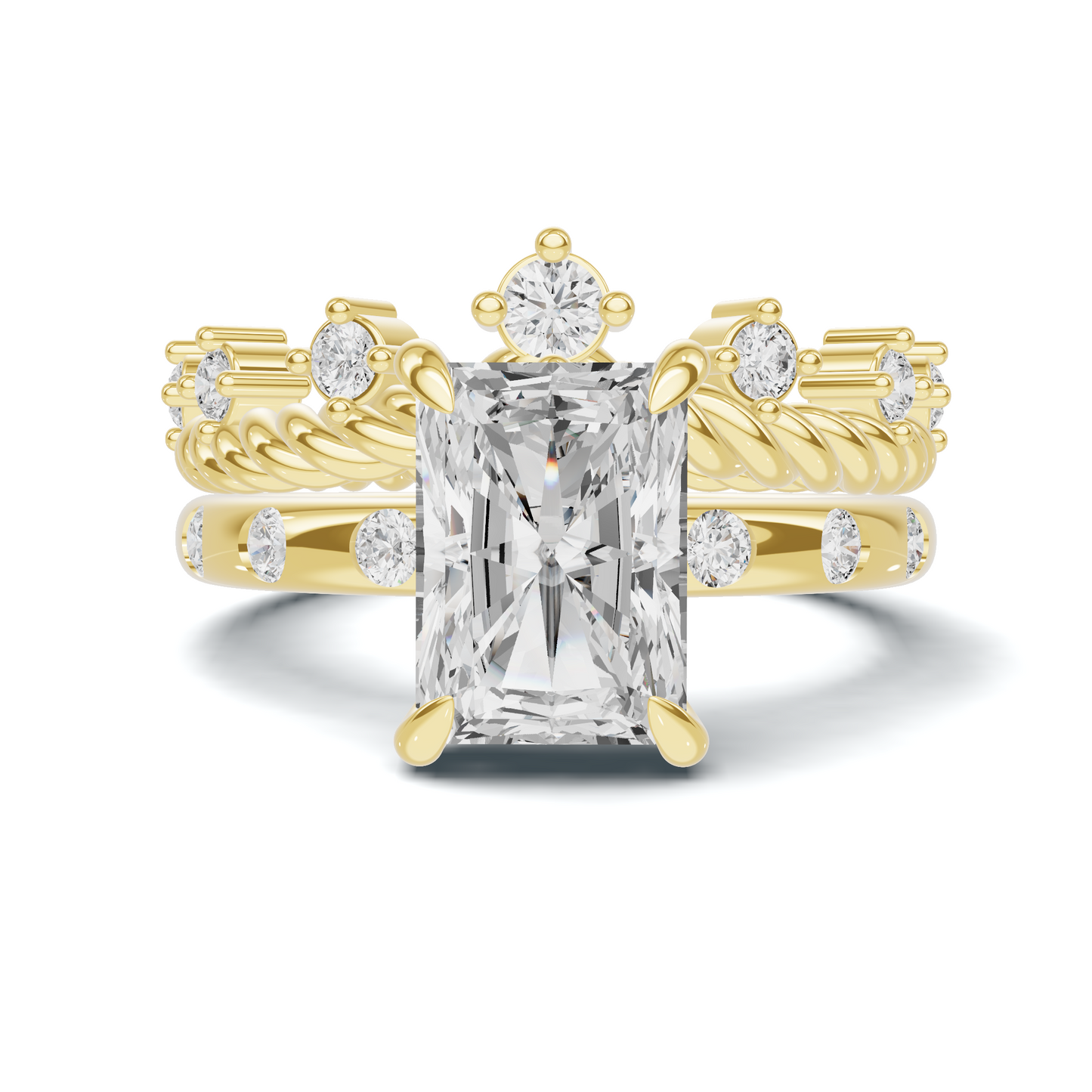 Braided Twisted Stackable Ring