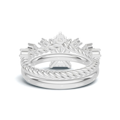 Braided Twisted Stackable Ring