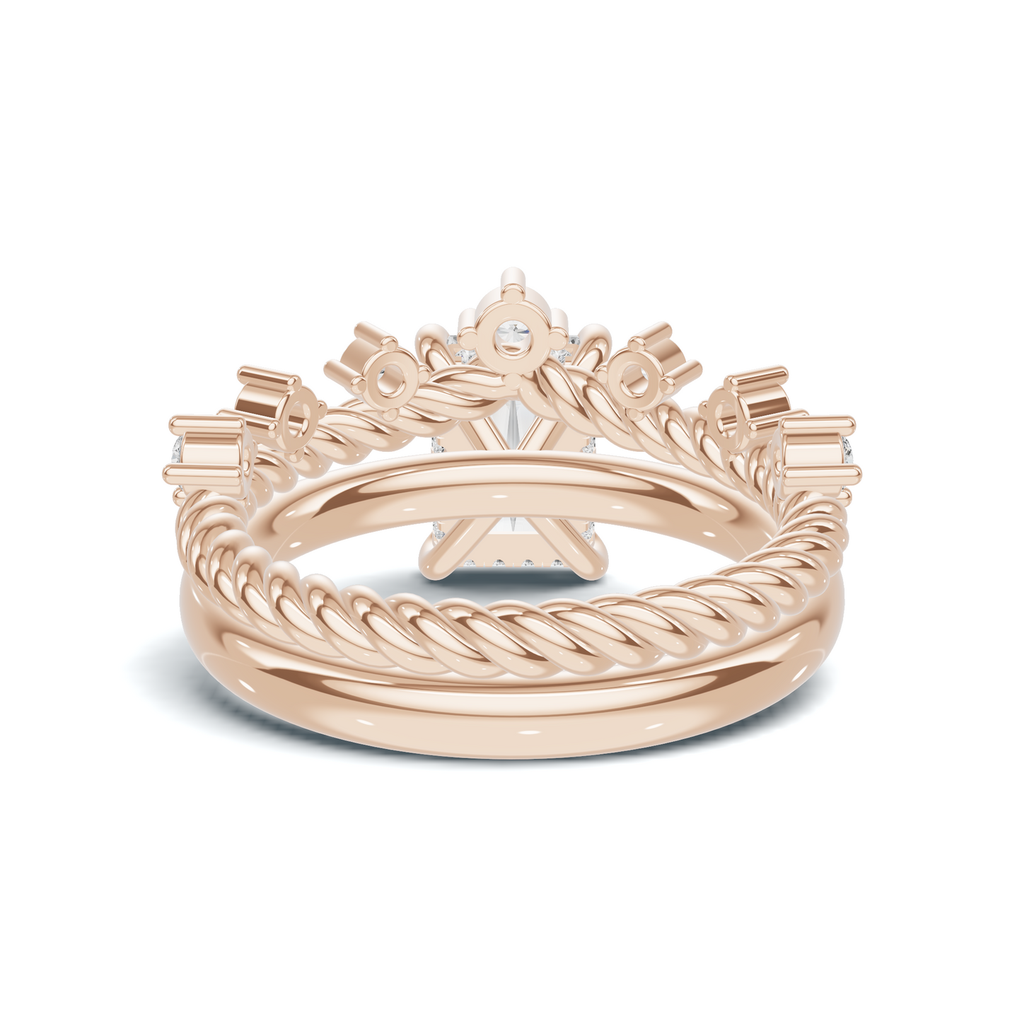 Braided Twisted Stackable Ring