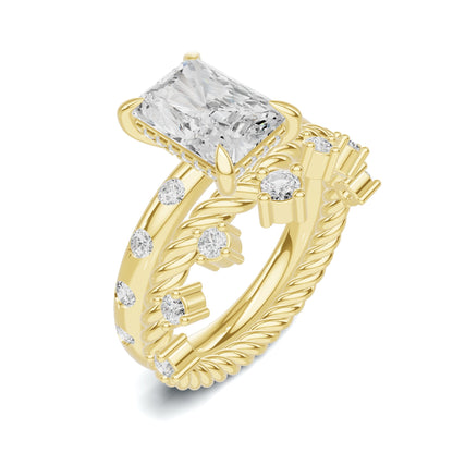 Braided Twisted Stackable Ring