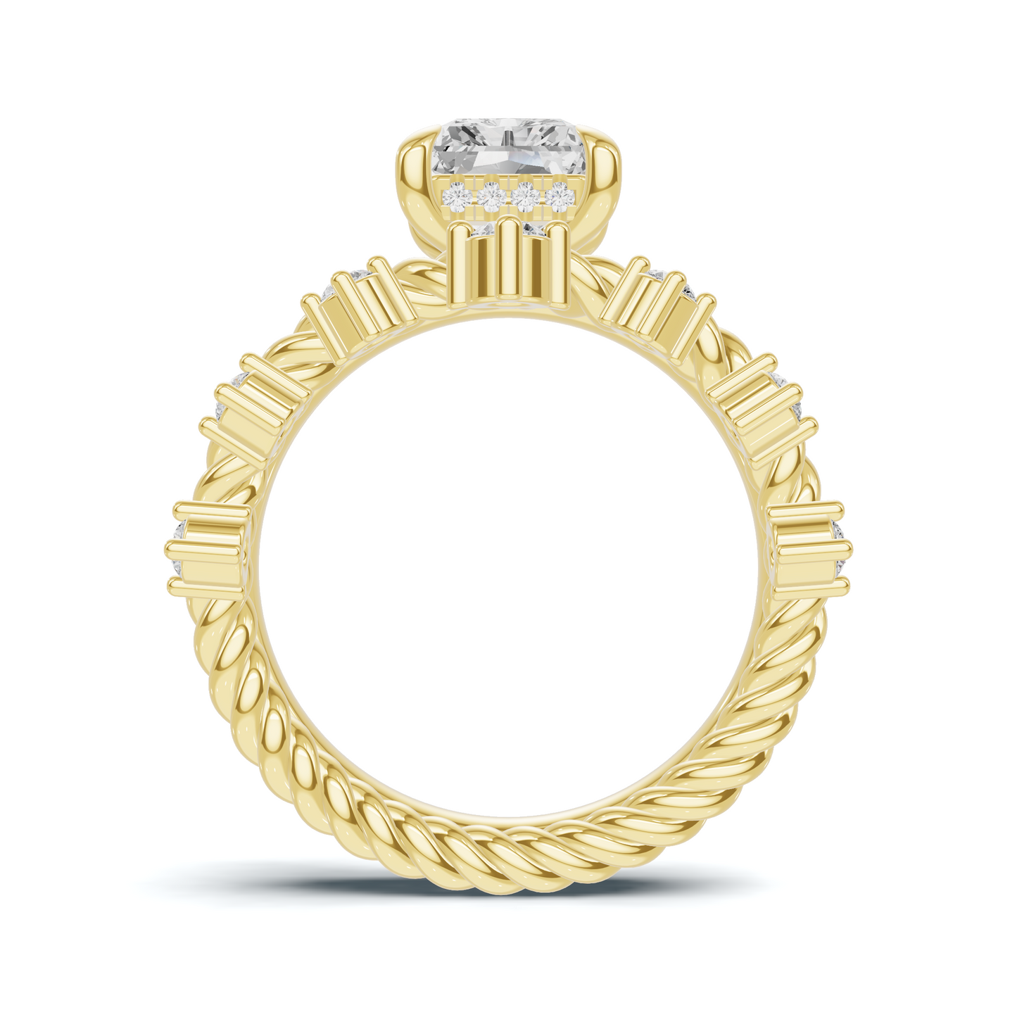 Braided Twisted Stackable Ring