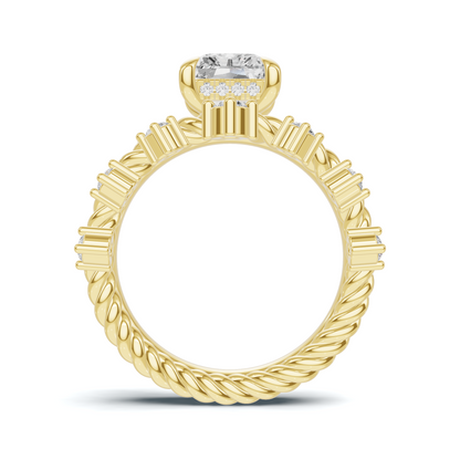 Braided Twisted Stackable Ring