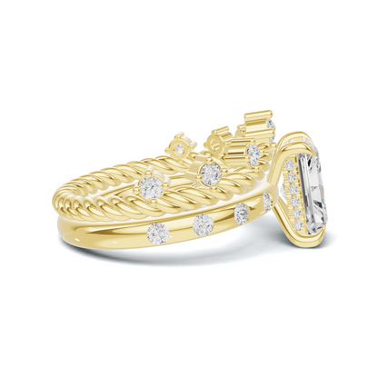 Braided Twisted Stackable Ring