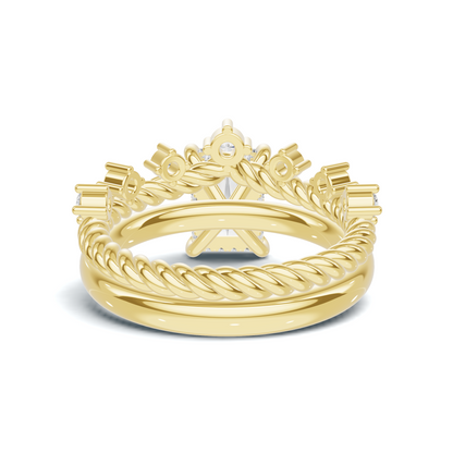 Braided Twisted Stackable Ring