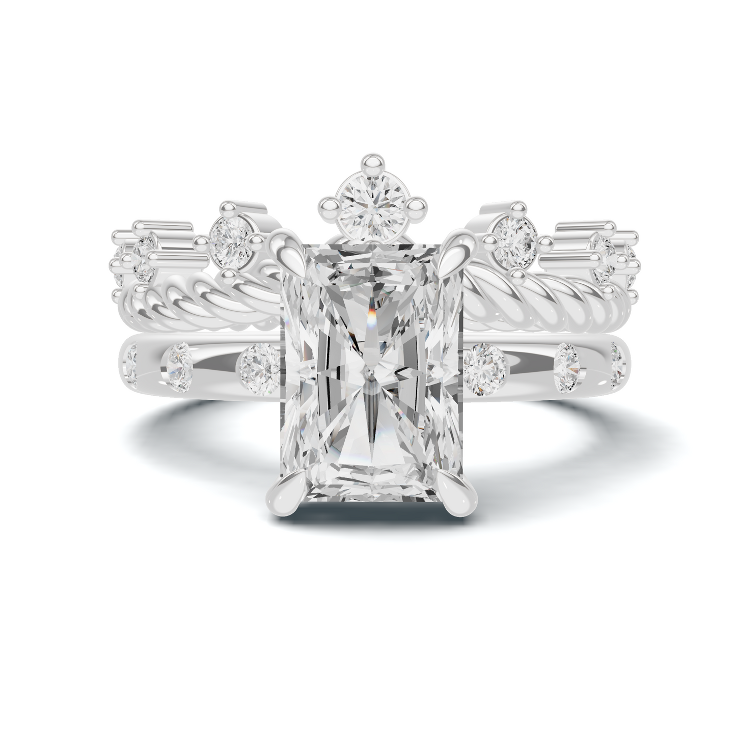 Braided Twisted Stackable Ring