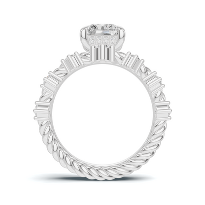Braided Twisted Stackable Ring