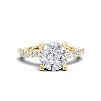 Brilliant Accented Pave Ring