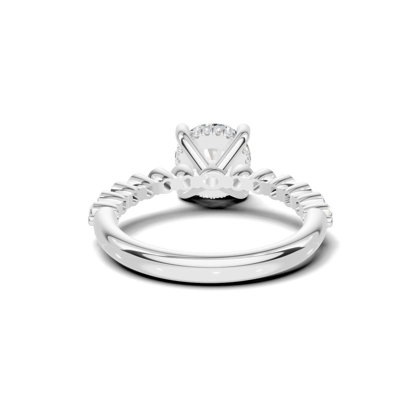 Brilliant Accented Pave Ring