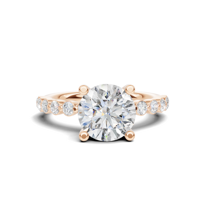 Brilliant Accented Pave Ring