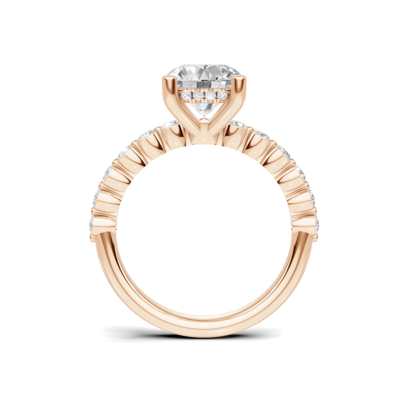 Brilliant Accented Pave Ring