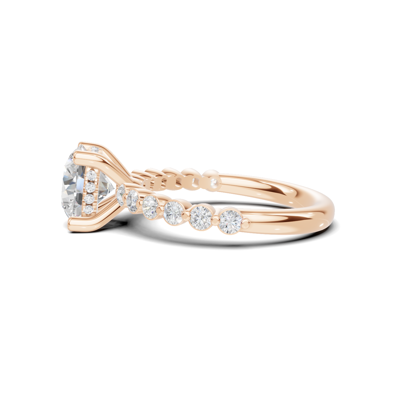 Brilliant Accented Pave Ring