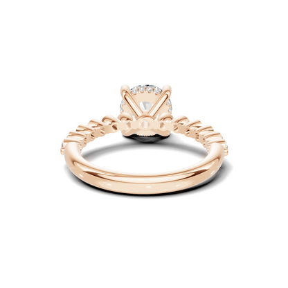 Brilliant Accented Pave Ring