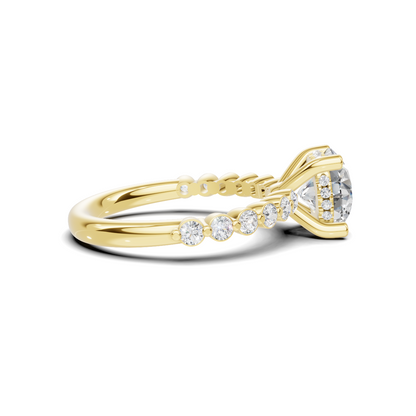 Brilliant Accented Pave Ring